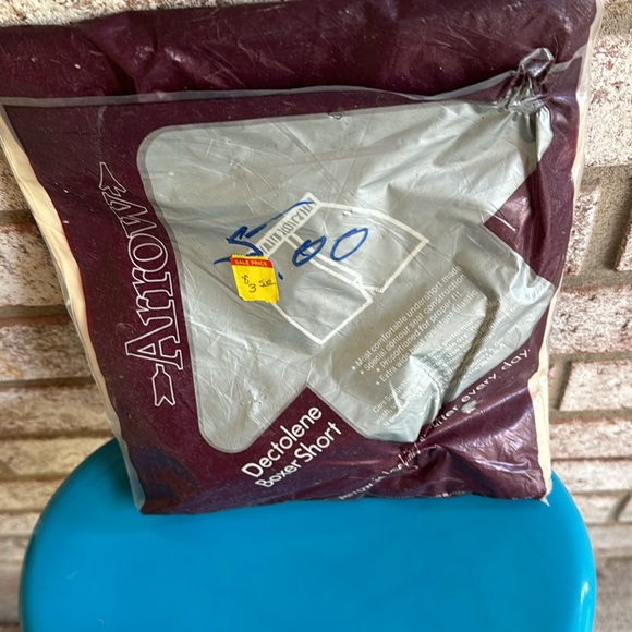 Nos Arrow 100% Nylon Cream Arrow Tapered Boxer Briefs sz 34 Deadstock - Picture 4 of 12